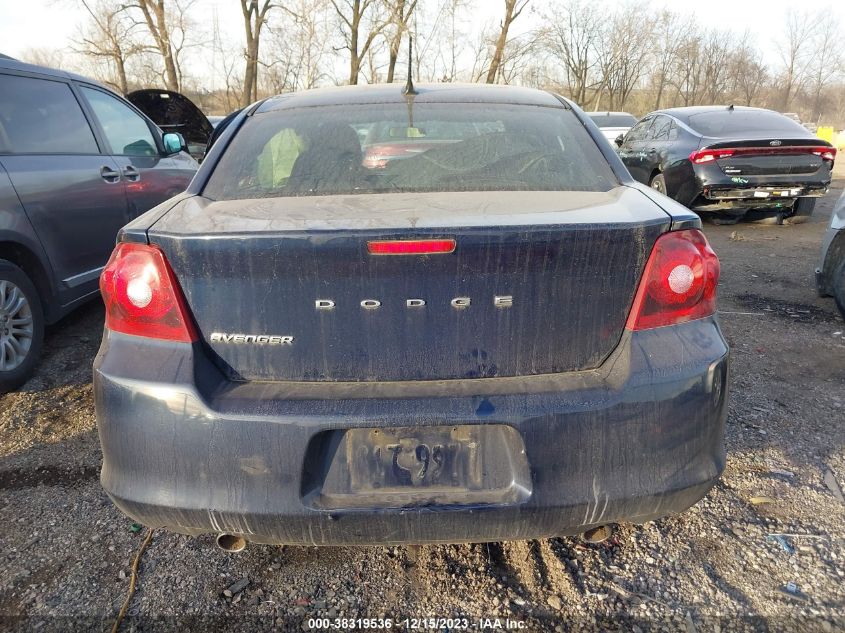 2013 DODGE AVENGER SE - 1C3CDZAG0DN748164