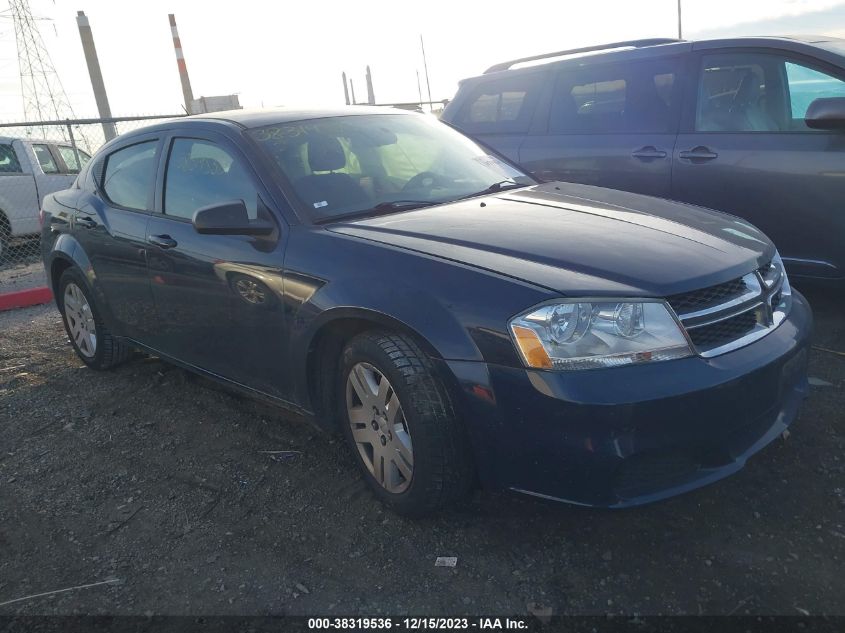 2013 DODGE AVENGER SE - 1C3CDZAG0DN748164
