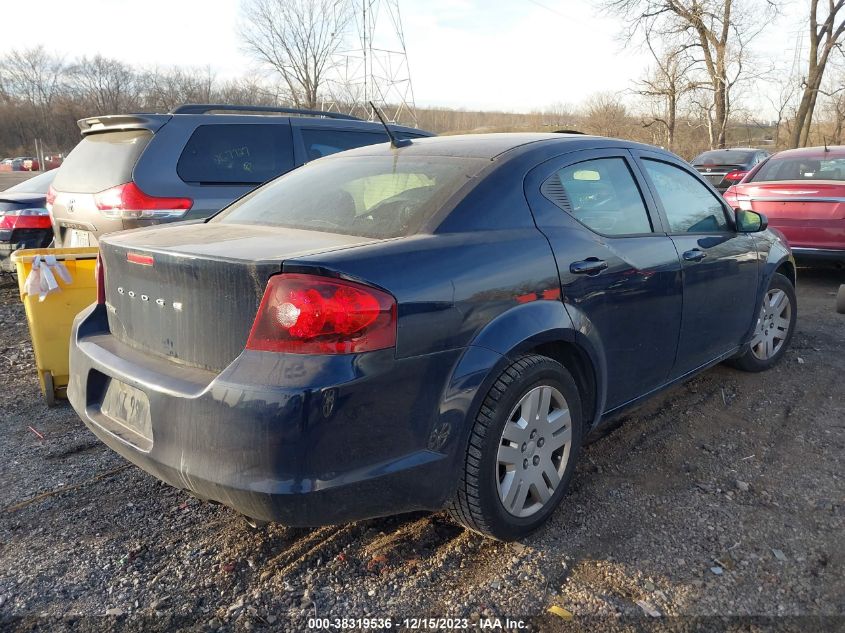 2013 DODGE AVENGER SE - 1C3CDZAG0DN748164