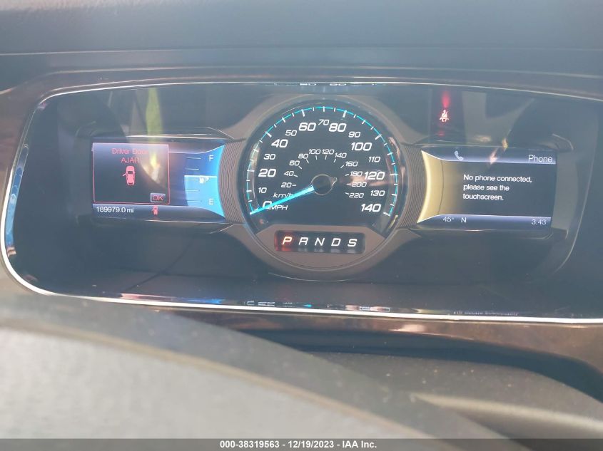 2013 FORD TAURUS LIMITED - 1FAHP2F84DG146606