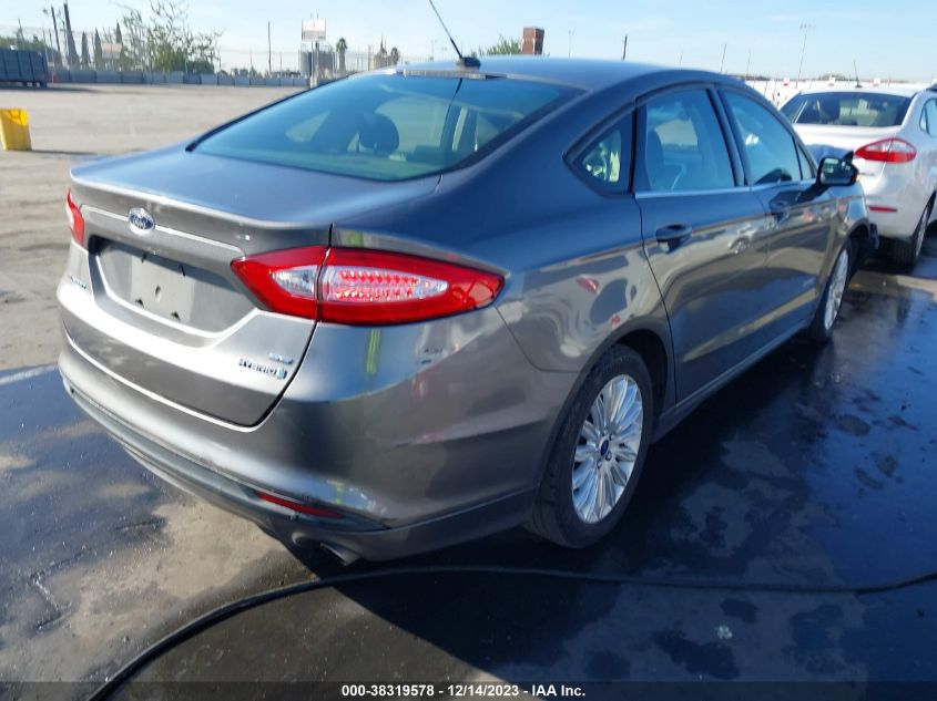 2013 FORD FUSION SE HYBRID - 3FA6P0LU2DR242756