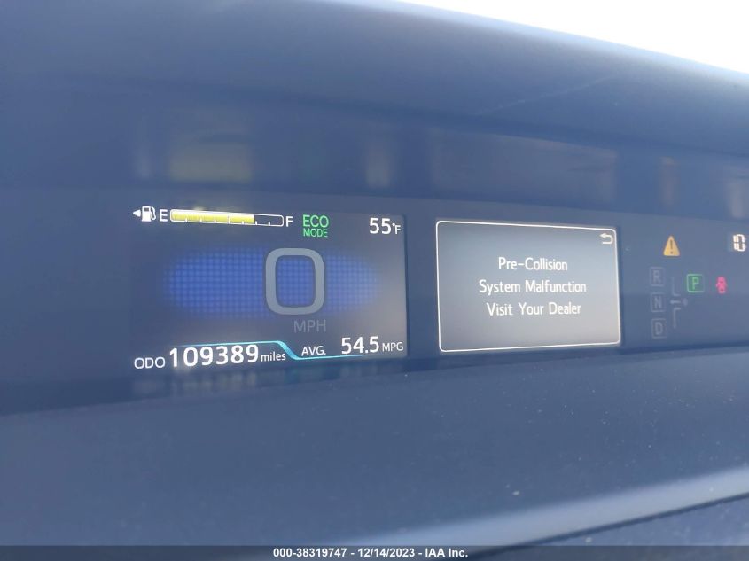 2022 TOYOTA PRIUS L ECO - JTDKAMFU6N3161658