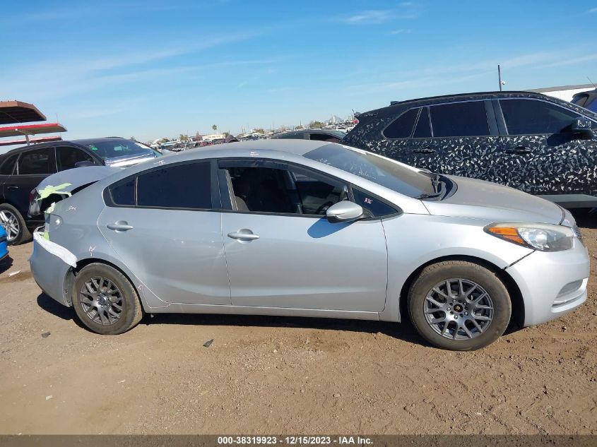2016 KIA FORTE LX - KNAFK4A65G5495904