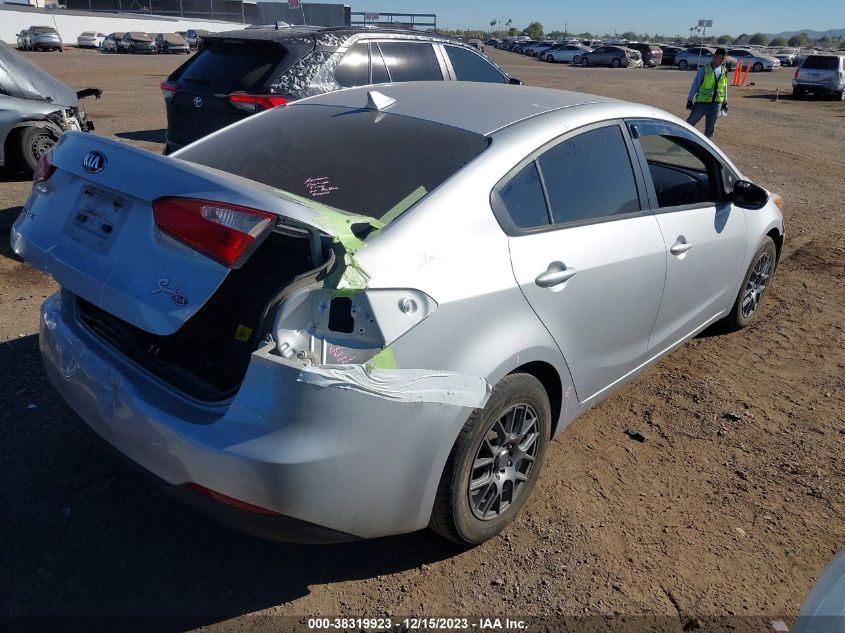 2016 KIA FORTE LX - KNAFK4A65G5495904