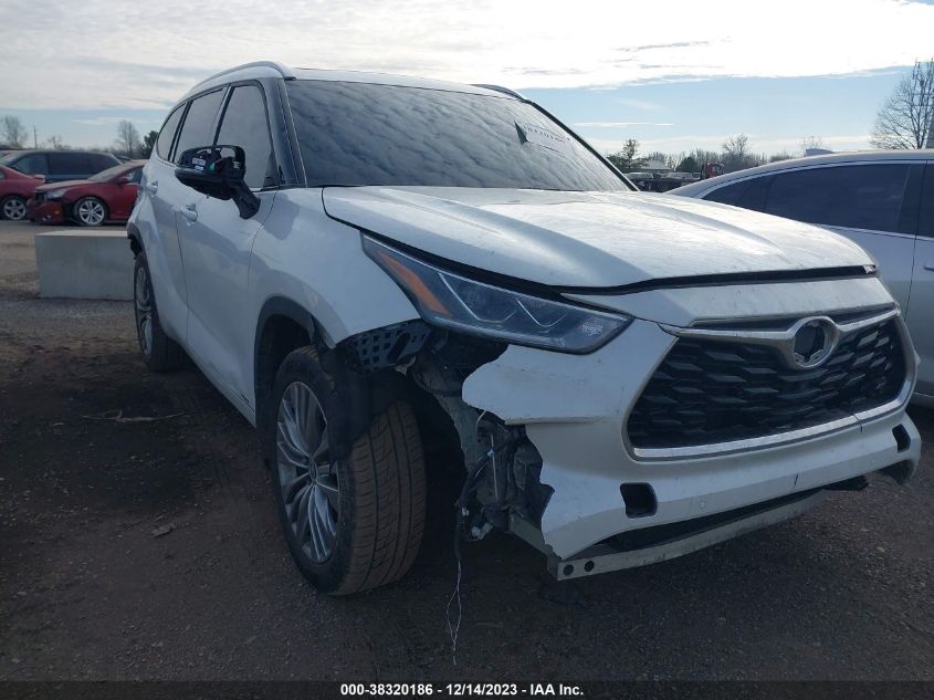 2022 TOYOTA HIGHLANDER HYBRID PLATINUM - 5TDEBRCH2NS101809