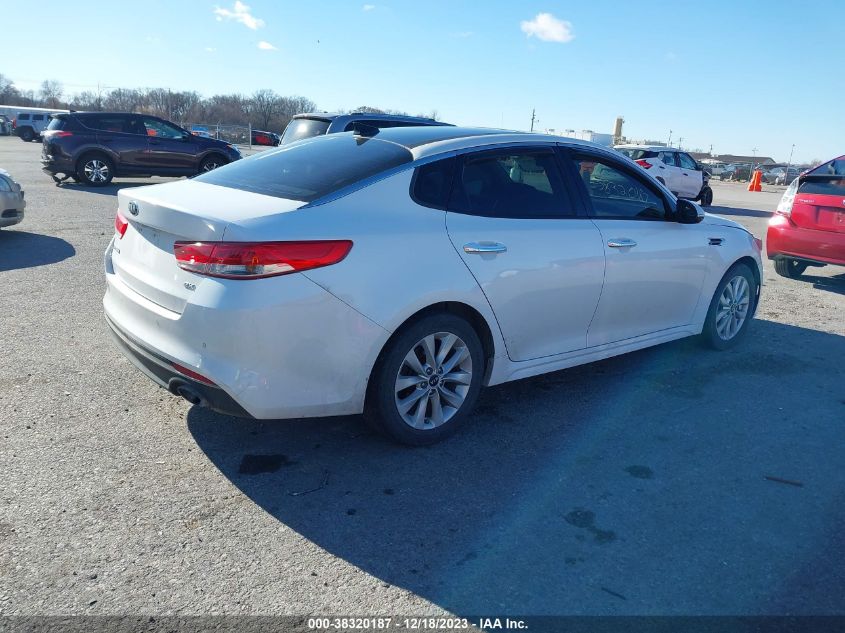 2016 KIA OPTIMA EX - 5XXGU4L36GG048790