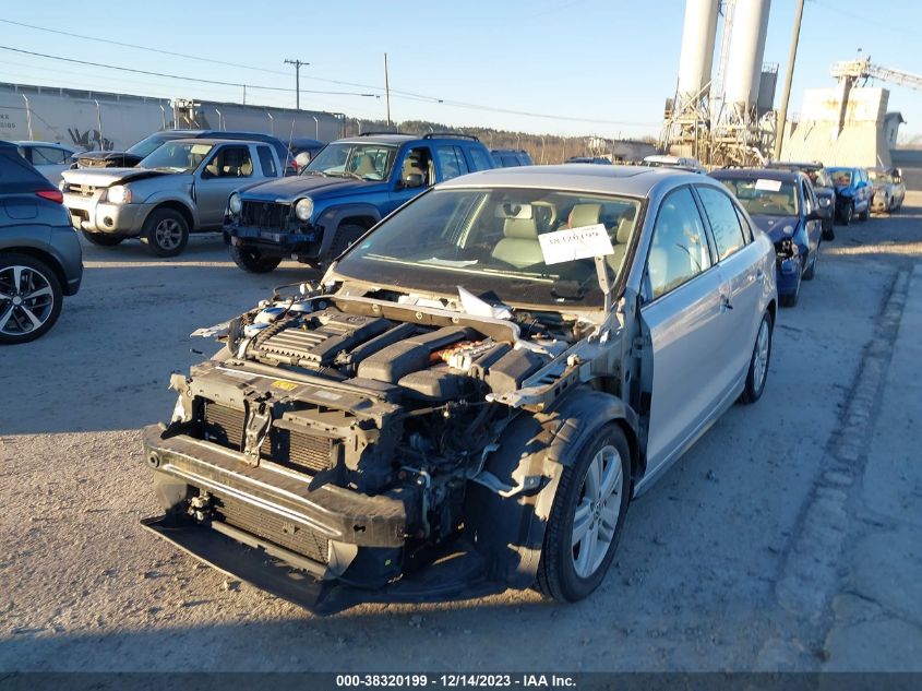 2013 VOLKSWAGEN JETTA HYBRID SEL 3VW637AJ4DM233106
