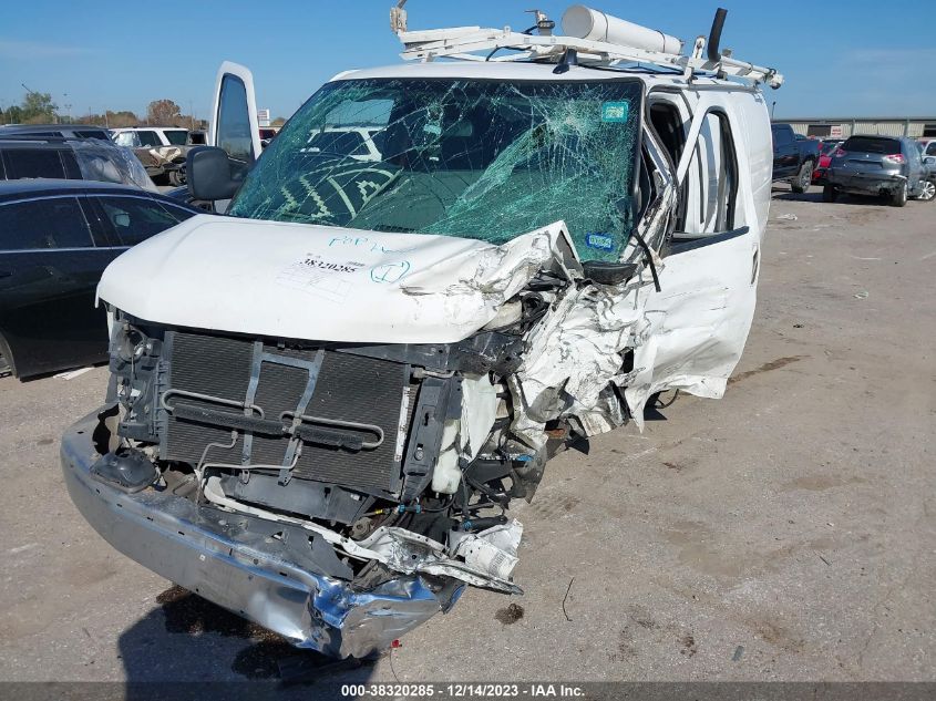 2014 CHEVROLET EXPRESS 2500 WORK VAN 1GCWGFCA7E1112812