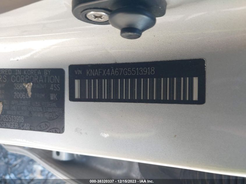 2016 KIA FORTE LX - KNAFX4A67G5513918