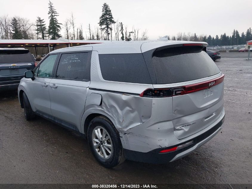 2022 KIA CARNIVAL MPV LX SEAT PACKAGE KNDNB4H3XN6170375