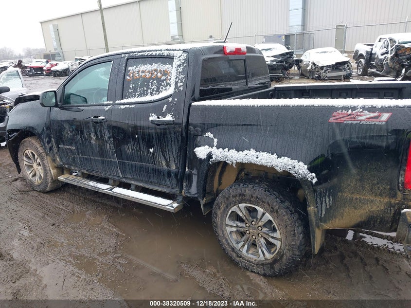VIN 1GCGTDEN6N1273141 2022 CHEVROLET COLORADO Z71