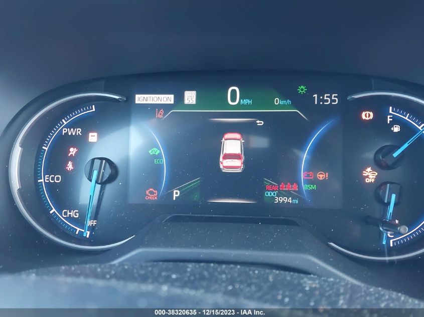 VIN 4T3RWRFV9PU109513 2023 TOYOTA RAV4 XLE HYBRID