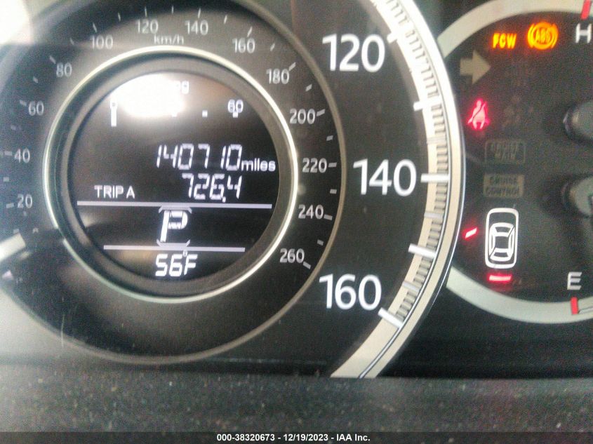 2013 HONDA ACCORD EX-L V-6 - 1HGCR3F81DA016095
