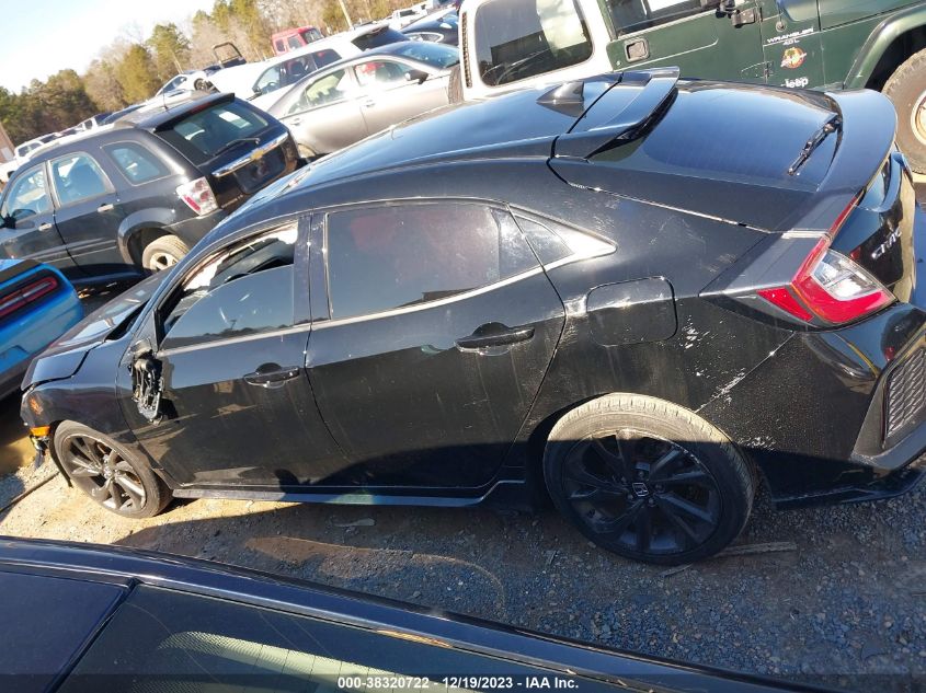 2017 HONDA CIVIC - SHEFK7H42HU211622