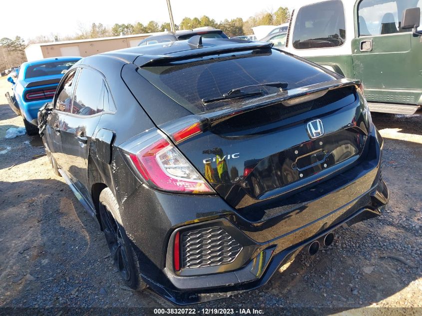 2017 HONDA CIVIC - SHEFK7H42HU211622