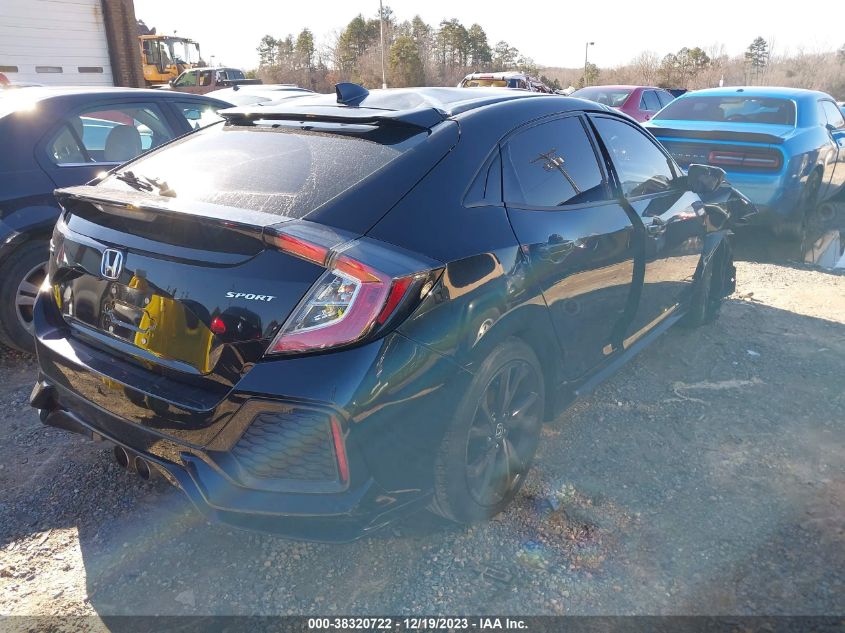 2017 HONDA CIVIC - SHEFK7H42HU211622