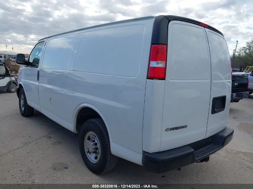 2019 CHEVROLET EXPRESS 2500 WORK VAN 1GCWGAFG7K1184947