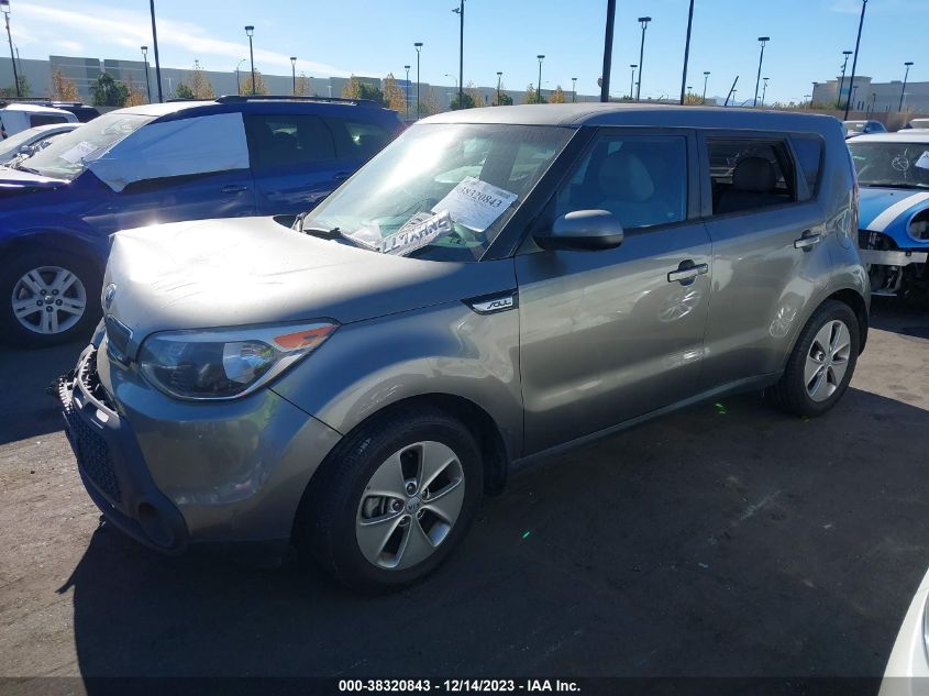 2016 KIA SOUL - KNDJN2A27G7245834