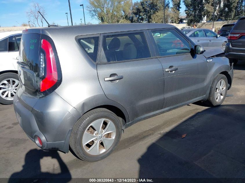 2016 KIA SOUL - KNDJN2A27G7245834