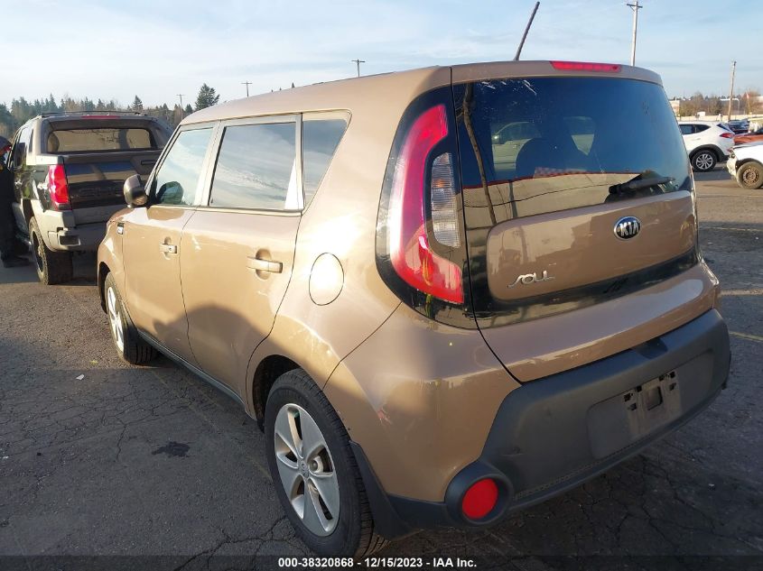 2015 KIA SOUL - KNDJN2A29F7156040