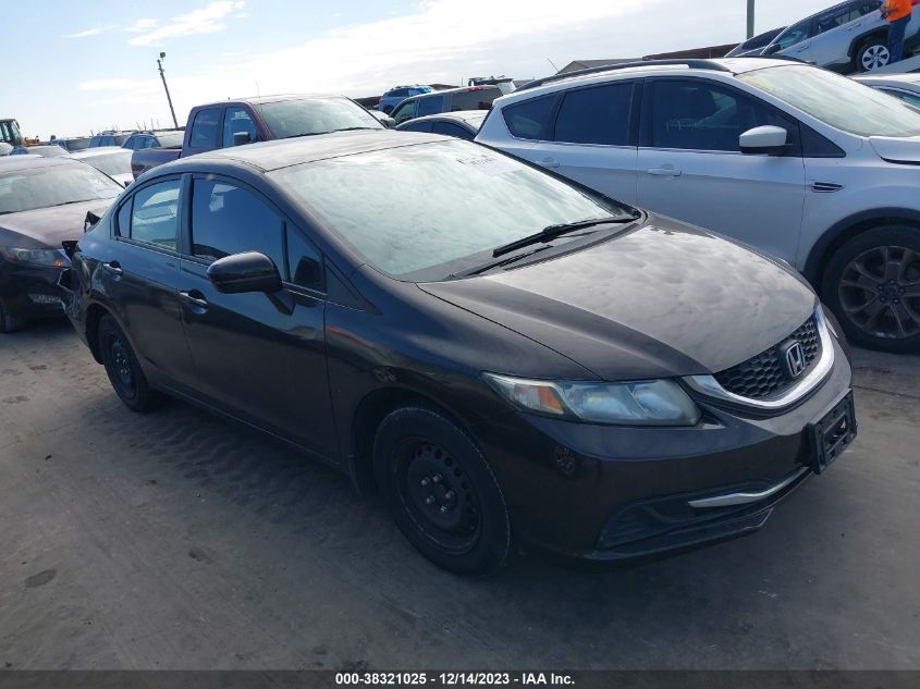 2014 HONDA CIVIC LX - 2HGFB2F53EH539445