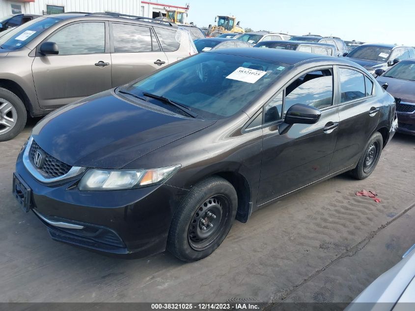 2014 HONDA CIVIC LX - 2HGFB2F53EH539445