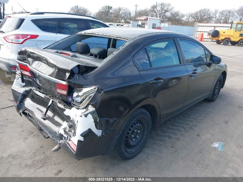 2014 HONDA CIVIC LX - 2HGFB2F53EH539445
