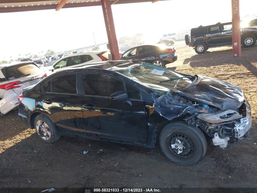2015 HONDA CIVIC LX - 19XFB2F50FE239356