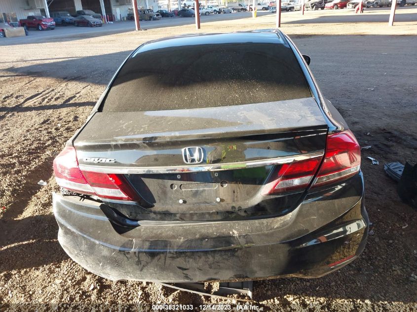 2015 HONDA CIVIC LX - 19XFB2F50FE239356