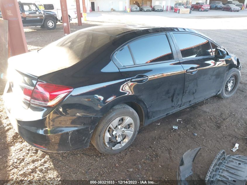 2015 HONDA CIVIC LX - 19XFB2F50FE239356