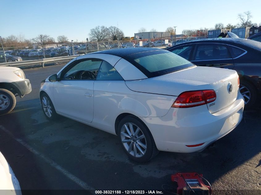 2013 VOLKSWAGEN EOS KOMFORT/SPORT WVWBW8AH3DV001176