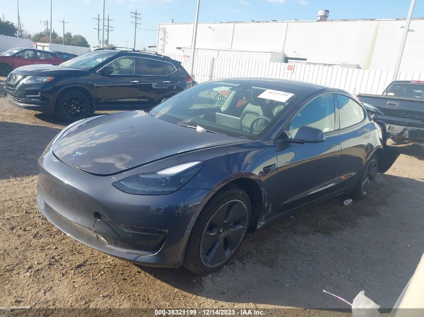 2022 TESLA MODEL 3 LONG RANGE DUAL MOTOR ALL-WHEEL DRIVE - 5YJ3E1EB0NF353491