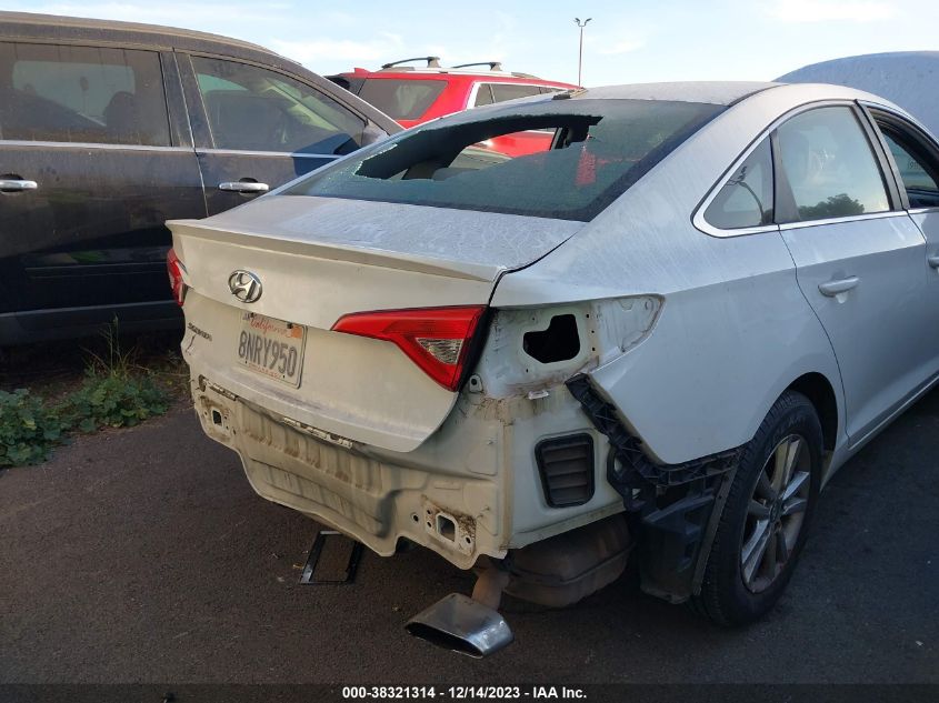 2017 HYUNDAI SONATA - 5NPE24AF6HH496897