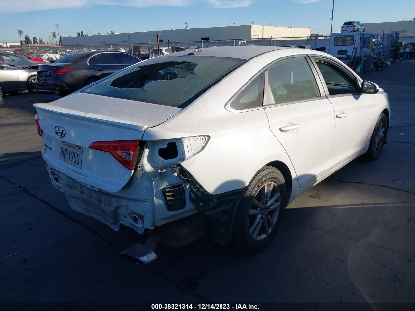 2017 HYUNDAI SONATA - 5NPE24AF6HH496897