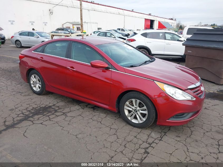 2014 HYUNDAI SONATA GLS - 5NPEB4AC2EH853025