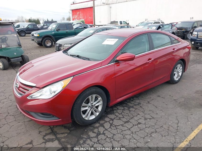 2014 HYUNDAI SONATA GLS - 5NPEB4AC2EH853025