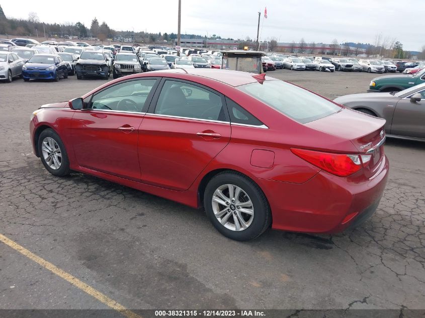 2014 HYUNDAI SONATA GLS - 5NPEB4AC2EH853025