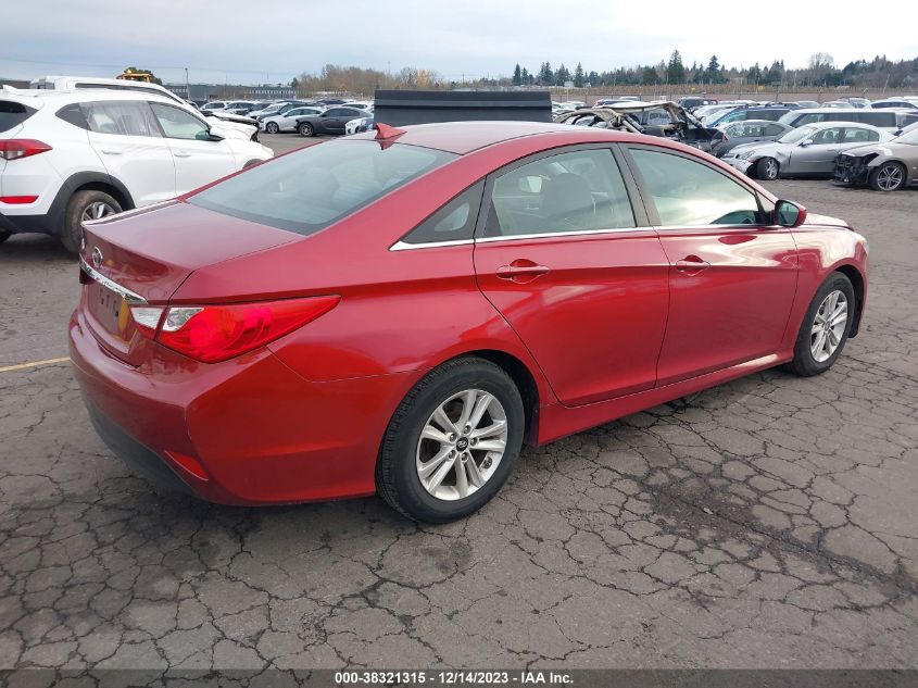 2014 HYUNDAI SONATA GLS - 5NPEB4AC2EH853025