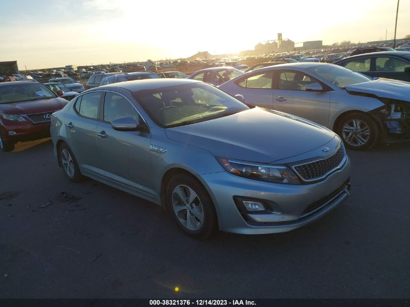 2014 KIA OPTIMA HYBRID LX - KNAGM4AD9E5066212