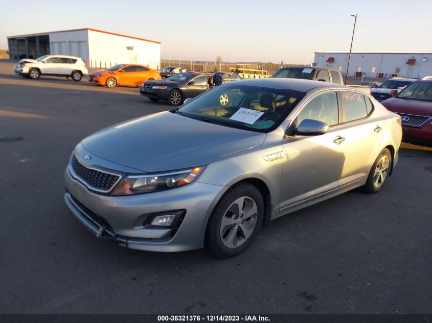 2014 KIA OPTIMA HYBRID LX - KNAGM4AD9E5066212