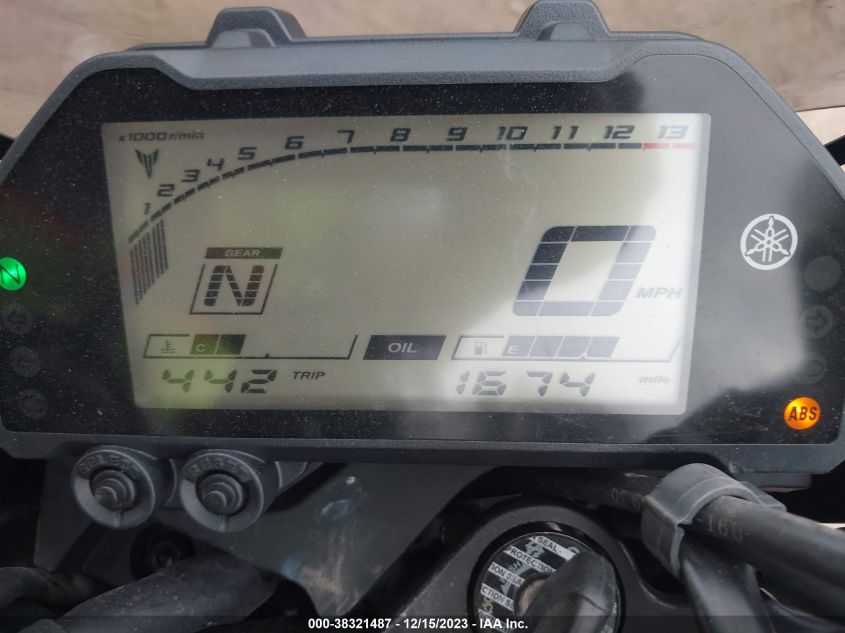 2022 YAMAHA MT-03 MH3RH20Y4NK007189