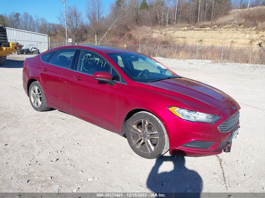 VIN 3FA6P0HD7JR179853 2018 FORD FUSION SE