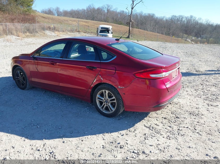 VIN 3FA6P0HD7JR179853 2018 FORD FUSION SE