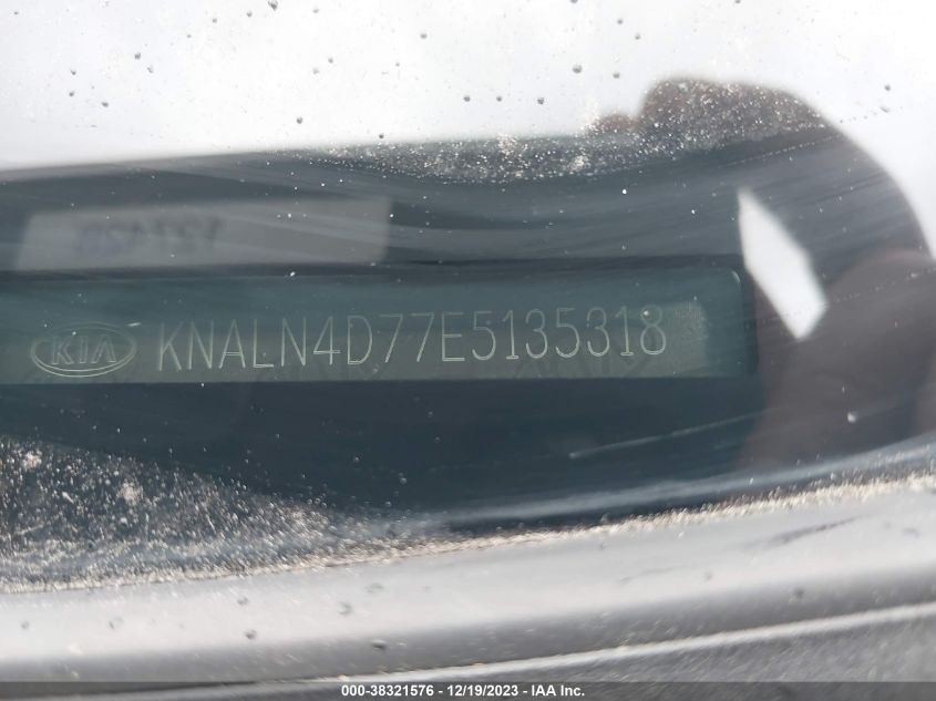 2014 KIA CADENZA PREMIUM KNALN4D77E5135318