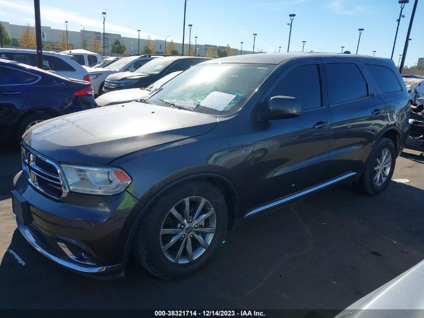 2017 DODGE DURANGO SXT RWD - 1C4RDHAG2HC743677