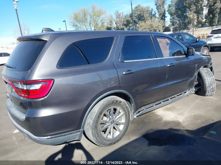2017 DODGE DURANGO SXT RWD - 1C4RDHAG2HC743677