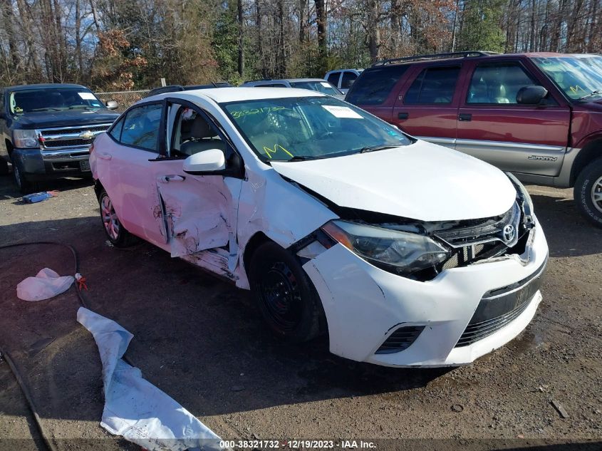 2015 TOYOTA COROLLA L/LE/LE PLS/PRM/S/S PLS - 2T1BURHE8FC344997