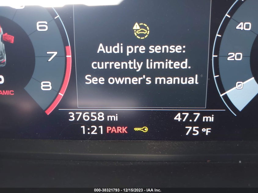 VIN WA1DECF37M1001033 2021 AUDI Q3 PREMIUM 45 TFSI S LINE QUATTRO TIPTRONIC