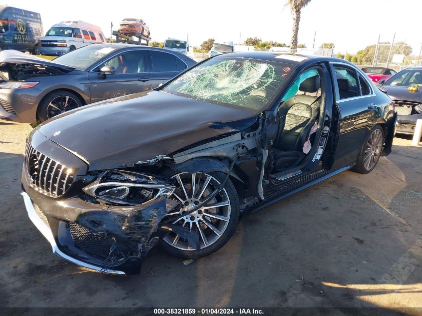 2017 MERCEDES-BENZ C 300 4MATIC/LUXURY 4MATIC/SPORT 4MATIC - 55SWF4KB5HU184037