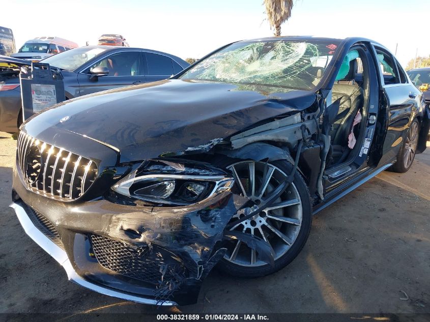 2017 MERCEDES-BENZ C 300 4MATIC/LUXURY 4MATIC/SPORT 4MATIC - 55SWF4KB5HU184037
